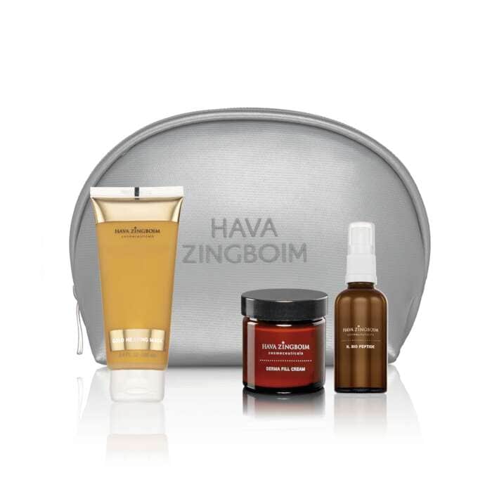 COLLAGEN BOOST — דרמה פיל, סרום ביו־פפטיד ומסכת זהב